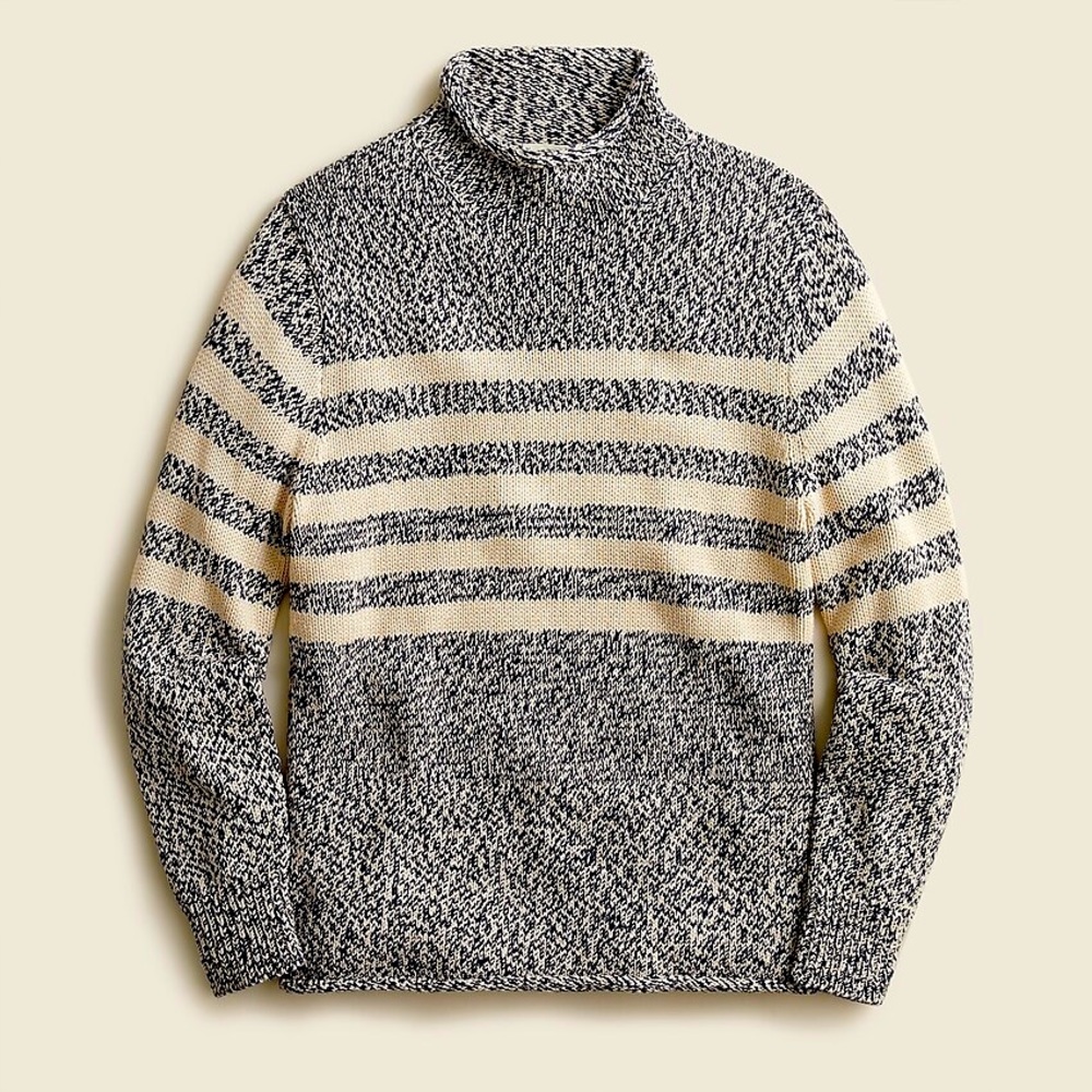 Jcrew roll up stripe sweater BRAND NEW!!